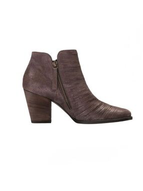 PAUL GREEN Malibu sliced zip up boots Color: Earth metallic leather US size 8